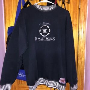VINTAGE raiders hockey sweater